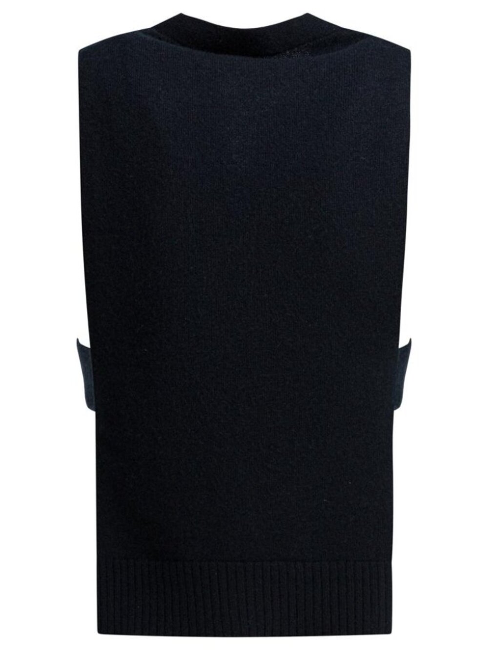 Miu Miu Cashmere Vest With Logo Tag Size 42 Women - Picture 2 of 4